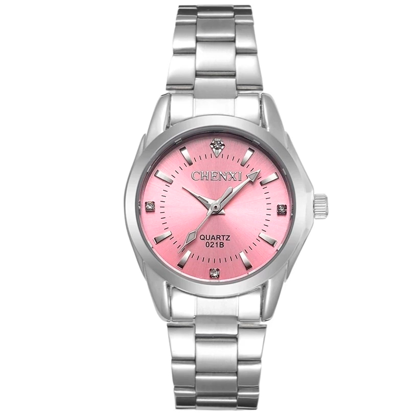 Montre de Luxe pour Femme - Argent Rose