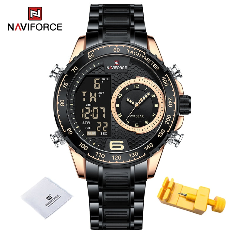 Montre militaire NaviForce pour hommes