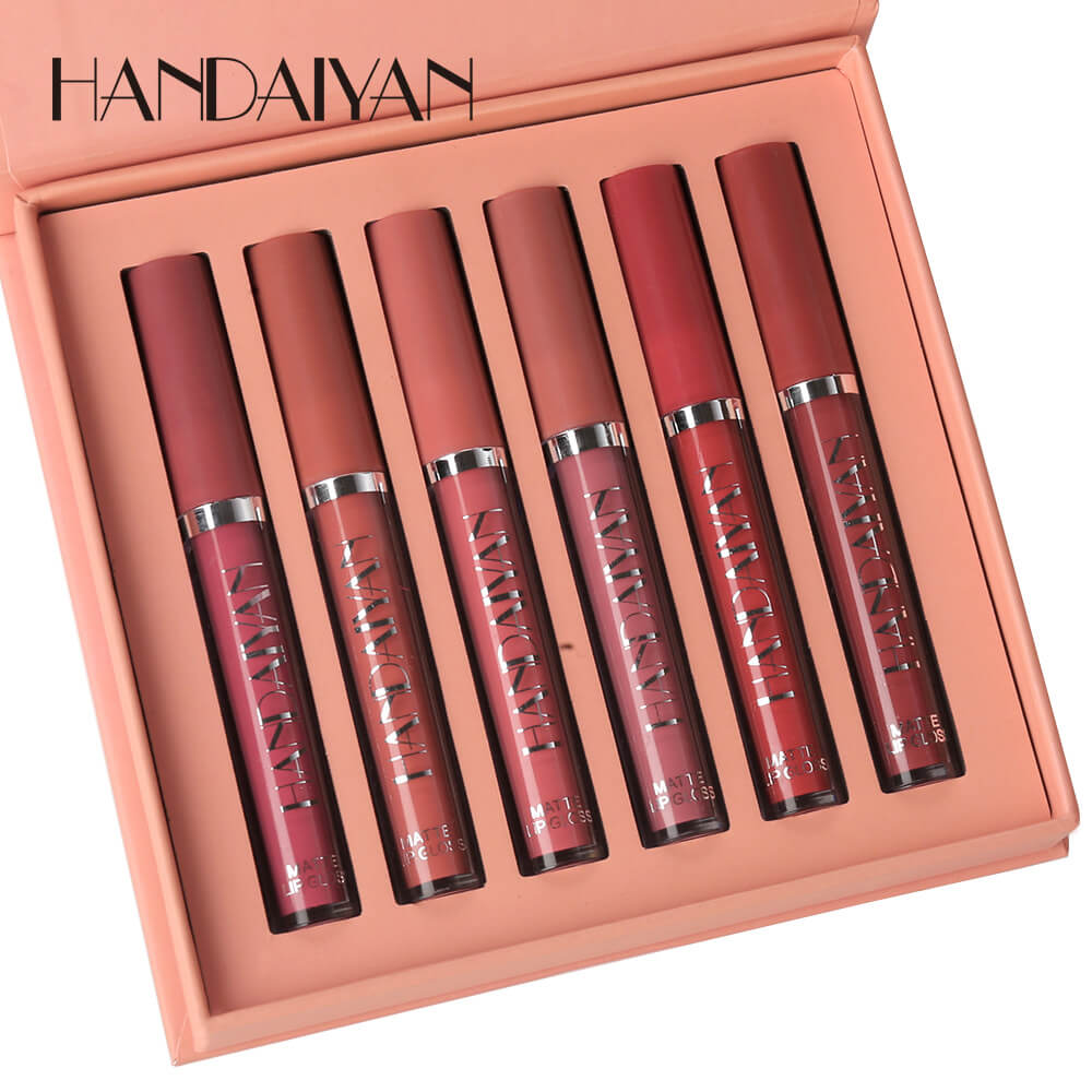 Kit de rouge à lèvres Handaiyan Matte Sexy Lips + boîte exclusive en édition limitée - (PAYEZ 3, OBTENEZ 6)